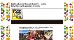 Desktop Screenshot of foodartforkids.com